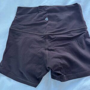 Lululemon Align Short Size 4 4inches Brown